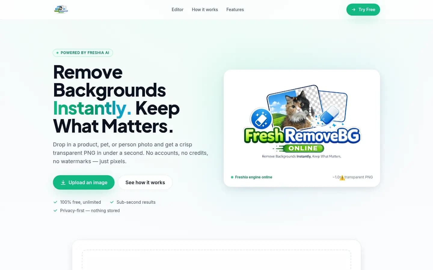FreshRemoveBG screenshot